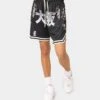 Goat Crew Cherry Blossom Shorts Black/White 1 Goat Crew Cherry Blossom Shorts Black/White -Mitchell & Ness Shop 03009566 YB012 womens 0010