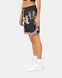 Goat Crew Cherry Blossom Shorts Black/White -Mitchell & Ness Shop 03009566 YB012 womens 0060