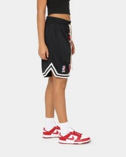 Goat Crew Half Camo Shorts Black/Red -Mitchell & Ness Shop 03009567 YB004 womens 00050
