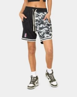 Goat Crew Half Camo Shorts Black/Black