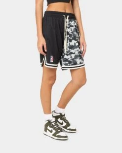 Goat Crew Half Camo Shorts Black/Black -Mitchell & Ness Shop 03009567 YB015 womens 0050
