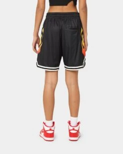 Goat Crew Kanji Flame Shorts Black/White -Mitchell & Ness Shop 03009569 YB012 womens 0040
