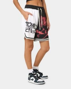 Goat Crew X Cowboy Bebop Swordfish Shorts Black/White -Mitchell & Ness Shop 03009573 YB012 womens 0050