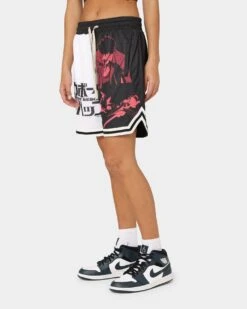 Goat Crew X Cowboy Bebop Swordfish Shorts Black/White -Mitchell & Ness Shop 03009573 YB012 womens 0060