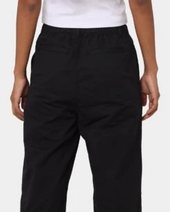 X-Girl Women's Easy Straight Pant Black -Mitchell & Ness Shop 03009616 YB001 womens 0080
