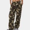 X-Girl Women's Easy Straight Pant Camo -Mitchell & Ness Shop 03009616 YC001 womens 0010