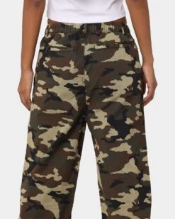 X-Girl Women's Easy Straight Pant Camo -Mitchell & Ness Shop 03009616 YC001 womens 0080