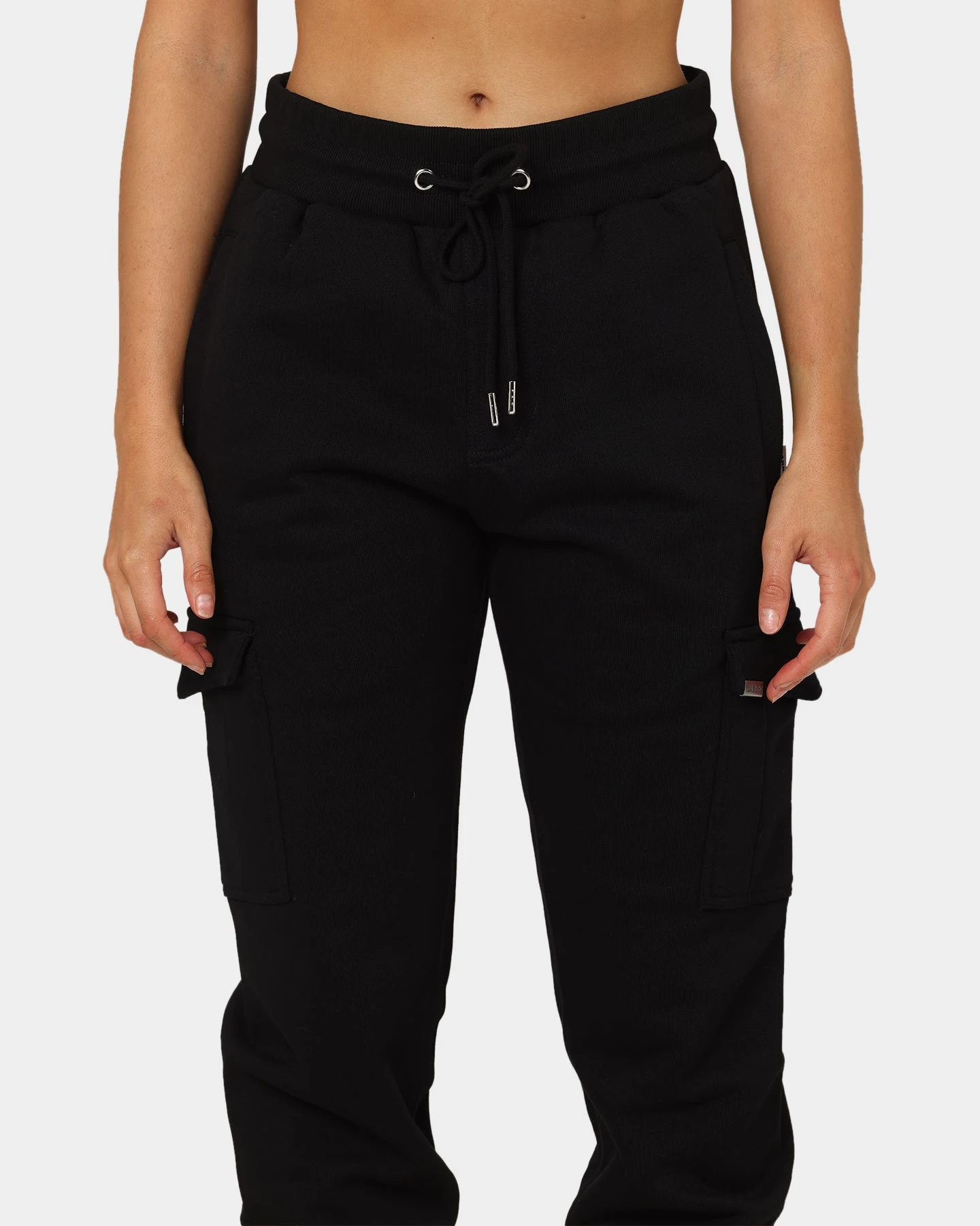 Carré Evolution Cargo Sweatpants Black Carré Evolution Cargo Sweatpants Black -Mitchell & Ness Shop 03009918 YB001 womens 0030