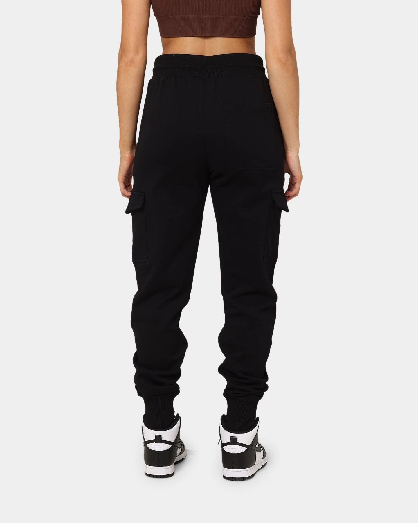 Carré Evolution Cargo Sweatpants Black Carré Evolution Cargo Sweatpants Black -Mitchell & Ness Shop 03009918 YB001 womens 0040