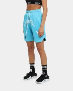 The Anti Order Heavy Metal Basketball Shorts Cyan -Mitchell & Ness Shop 03010008 YC842 womens 060