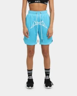 The Anti Order Heavy Metal Basketball Shorts Cyan -Mitchell & Ness Shop 03010008 YC842 womens 070