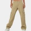 X-Girl Work Cargo Pants Khaki 1 X-Girl Work Cargo Pants Khaki -Mitchell & Ness Shop 03010228 YK001 womens 0010