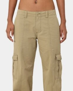 X-Girl Work Cargo Pants Khaki -Mitchell & Ness Shop 03010228 YK001 womens 0070