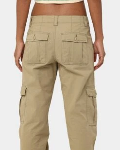 X-Girl Work Cargo Pants Khaki -Mitchell & Ness Shop 03010228 YK001 womens 0080