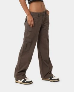 X-Girl Work Cargo Pants Smoke -Mitchell & Ness Shop 03010228 YS307 womens 0050