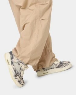 MNML Women's Parachute Pants Beige -Mitchell & Ness Shop 03010287 Y1000 womens 070
