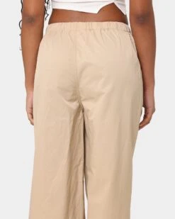 MNML Women's Parachute Pants Beige -Mitchell & Ness Shop 03010287 Y1000 womens 090
