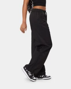 MNML Women's Parachute Pants Black -Mitchell & Ness Shop 03010287 YB001 womens 050