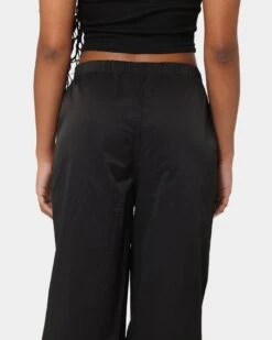MNML Women's Parachute Pants Black -Mitchell & Ness Shop 03010287 YB001 womens 080