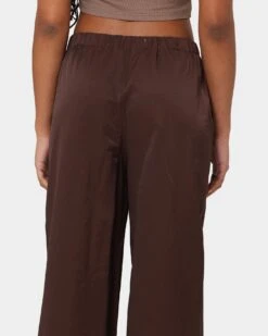 MNML Women's Parachute Pants Brown -Mitchell & Ness Shop 03010287 YX300 womens 090