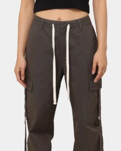 MNML Women's Baggy Cargo Pants Charcoal 8 MNML Women's Baggy Cargo Pants Charcoal -Mitchell & Ness Shop 03010298 YC300 womens 0070