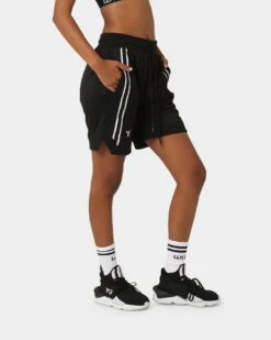 The Anti Order Anti Sport Basketball Shorts Black/White -Mitchell & Ness Shop 03010574 YB012 womens 0060