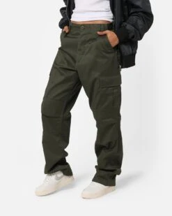 Rothco Women's Relaxed Fit Cargo Pants Olive -Mitchell & Ness Shop 03010860 YO100 womens 040