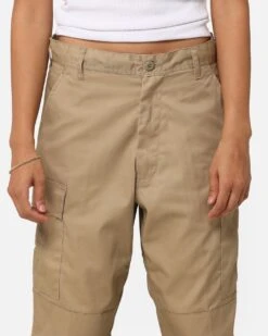 Rothco Women's Relaxed Fit Cargo Pants Khaki -Mitchell & Ness Shop 03010861 YK001 womens 070