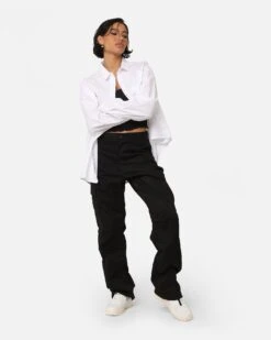 Rothco Women's Relaxed Fit Cargo Pants Black -Mitchell & Ness Shop 03010862 YB001 womens 020
