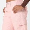 True Religion Women's Big T Cargo Pants Strawberry -Mitchell & Ness Shop 03010926 YS692 womens 0040