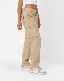 True Religion Big T Classic Cargo Pants Travertine -Mitchell & Ness Shop 03010936 YT077 womens 0050