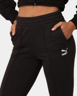 Puma Women's Classics Flared Trackpants Puma Black -Mitchell & Ness Shop 03011138 YP943 womens 0040