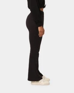 Puma Women's Classics Flared Trackpants Puma Black -Mitchell & Ness Shop 03011138 YP943 womens 0050