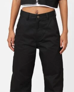 X-Girl Women's Peels Painter Pants Black -Mitchell & Ness Shop 03011142 YB001 womens 0070