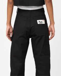 X-Girl Women's Peels Painter Pants Black -Mitchell & Ness Shop 03011142 YB001 womens 0080