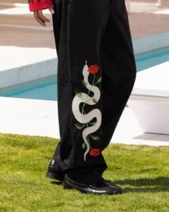 Loiter Western Trouser Black -Mitchell & Ness Shop 03011306 YB001 womens 0000030