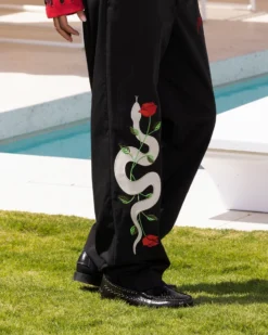 Loiter Western Trouser Black -Mitchell & Ness Shop 03011306 YB001 womens 0000030 scaled