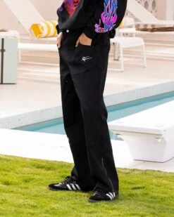 Loiter Alter Double Knee Pants Black 7 Loiter Alter Double Knee Pants Black -Mitchell & Ness Shop 03011409 YB001 womens 0060