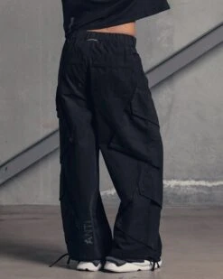 The Anti Order Hurtlocker Parachute Pants Black -Mitchell & Ness Shop 03011534 YB001 womens 0020