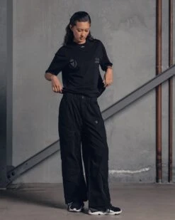 The Anti Order Hurtlocker Parachute Pants Black -Mitchell & Ness Shop 03011534 YB001 womens 0030