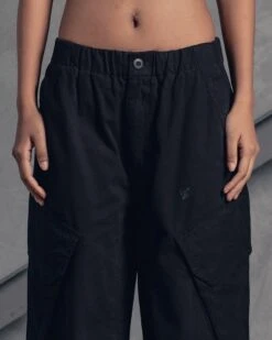 The Anti Order Hurtlocker Parachute Pants Black -Mitchell & Ness Shop 03011534 YB001 womens 0070