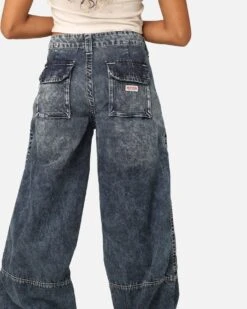 True Religion Women's Jessie Baggy Cargo Big T Jeans Sensation -Mitchell & Ness Shop 03011587 YS803 womens 0070