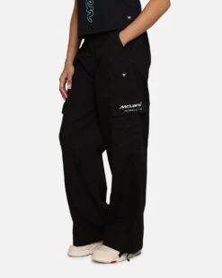 We Are The Wild Collective X McLaren Women's Cargo Pants Black -Mitchell & Ness Shop 03011874 YB001 womens 0040