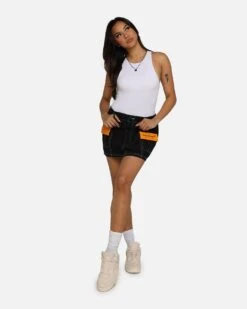 We Are The Wild Collective X McLaren Women's Cargo Skirt Black -Mitchell & Ness Shop 03011875 YB001 womens 0020