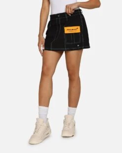 We Are The Wild Collective X McLaren Women's Cargo Skirt Black -Mitchell & Ness Shop 03011875 YB001 womens 0040
