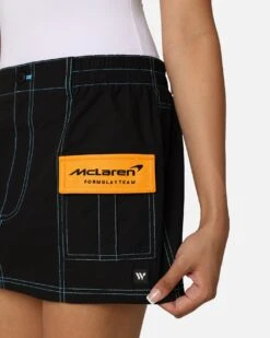 We Are The Wild Collective X McLaren Women's Cargo Skirt Black -Mitchell & Ness Shop 03011875 YB001 womens 0090