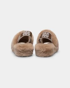Ugg Boots Women's Fluff Yeah Slide Chestnut -Mitchell & Ness Shop 05010700 YC060 default 0030 copy