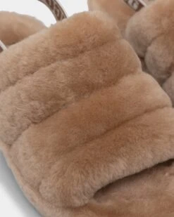 Ugg Boots Women's Fluff Yeah Slide Chestnut -Mitchell & Ness Shop 05010700 YC060 default 0070