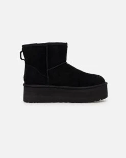 Ugg Boots Women's Classic Mini Platform Black -Mitchell & Ness Shop 05010845 YB001 default 0040