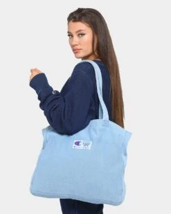 Champion Rev Weave Rebound Tote Bag Chambray Washed -Mitchell & Ness Shop 06006651 Y1652 womens 0022